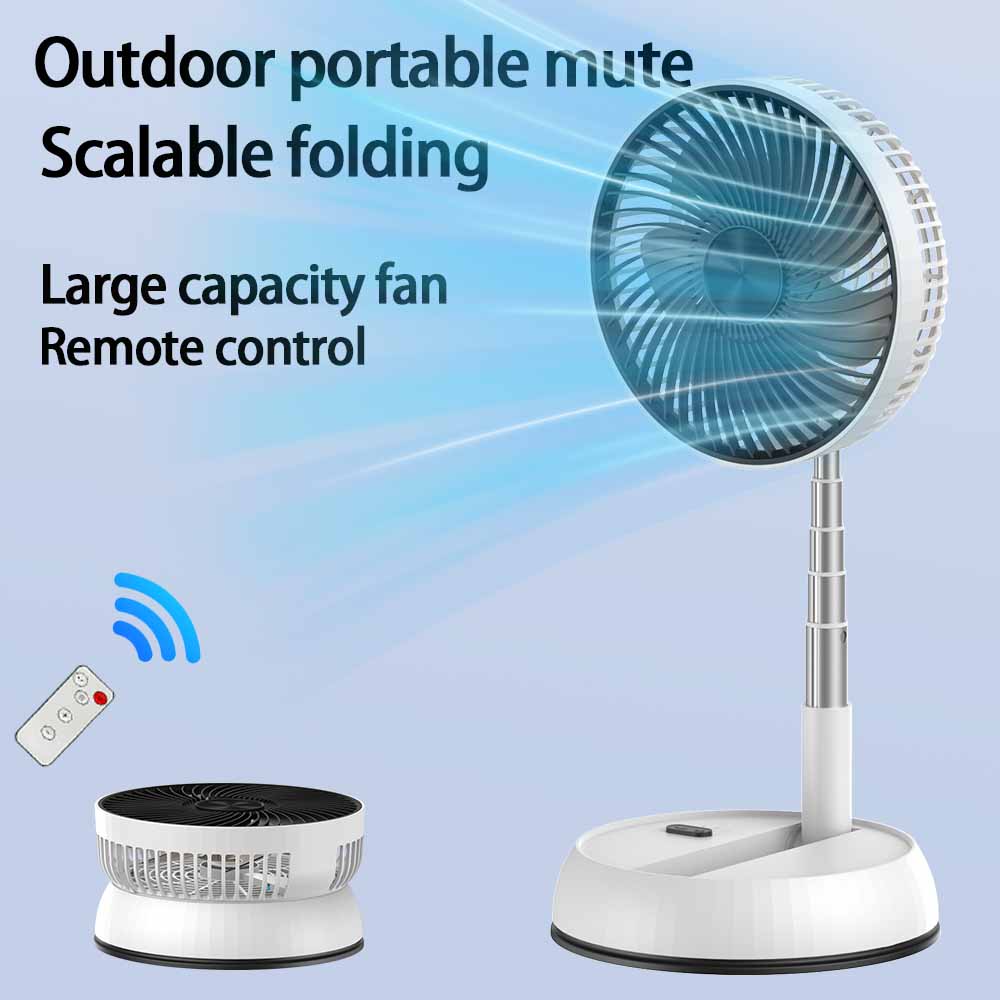 Mini Wind Turbine Vertical - Wentylator domowy 7200mAh, przenośny, cichy, z