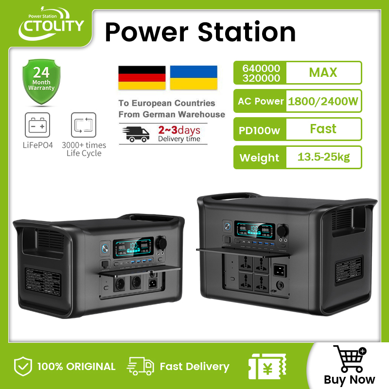 Lifepo4 Battery Pack - Ukraina Przenośne Elektrownie 1000W 2000W 2400W