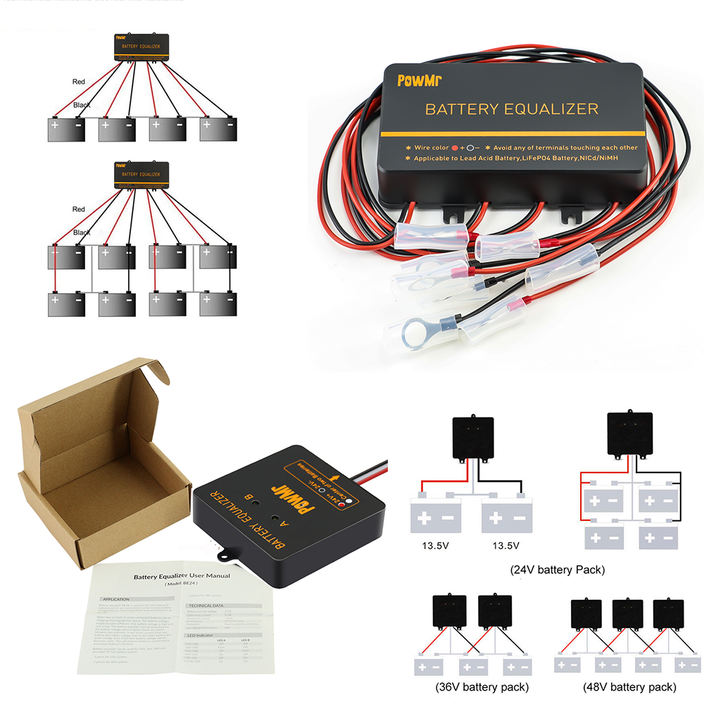 PowMr USA 24V 48V Balanser Bat – Lifepo4 Battery Pack recenzja i cena