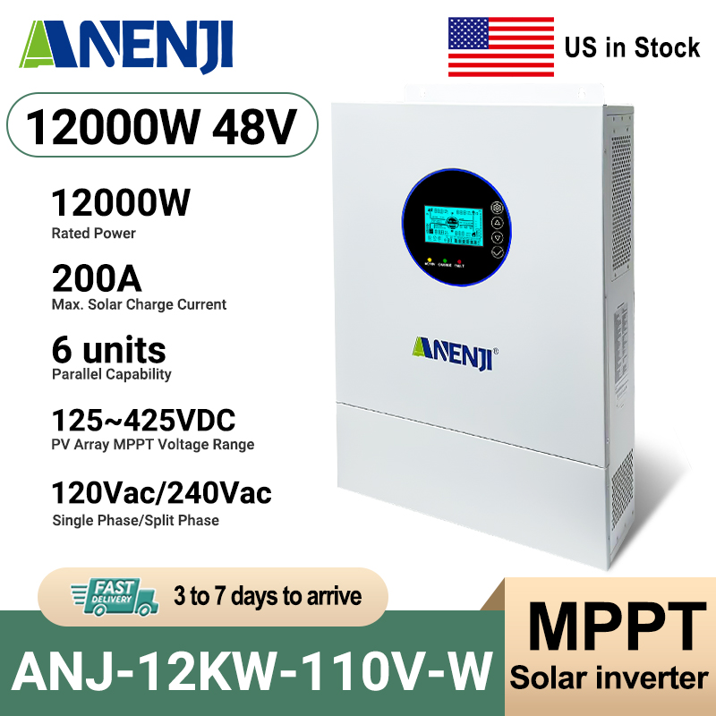 ANENJI 12KW 120V/240VAC Hybryd – Flexible Solar Panel recenzja i cena