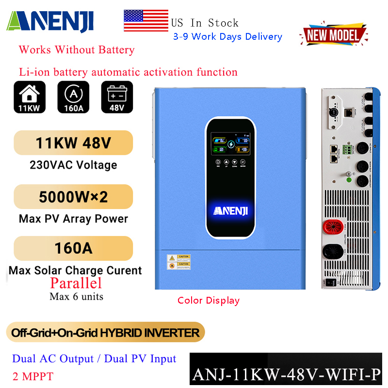 ANENJI 11KW 48V Hybrydowy Inwe – Flexible Solar Panel recenzja i cena