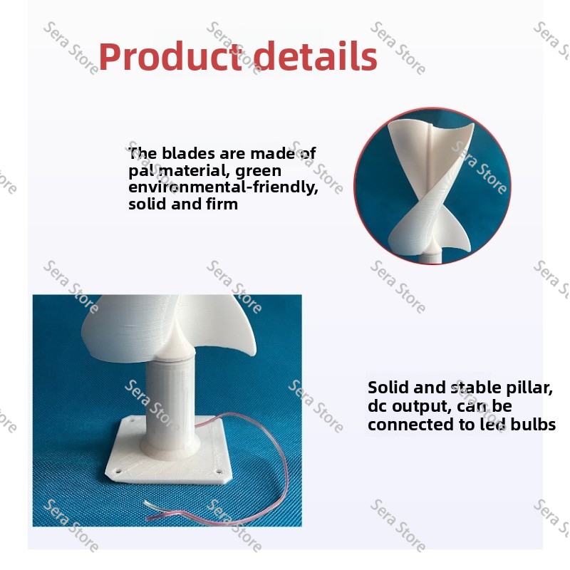 Spiralna turbina wiatrowa z pi – Mini Wind Turbine Vertical recenzja i cena